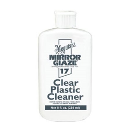 MEGUIARS M1708 Mirror Glaze Clear Plastic Cleaner, 8 oz. ME334737